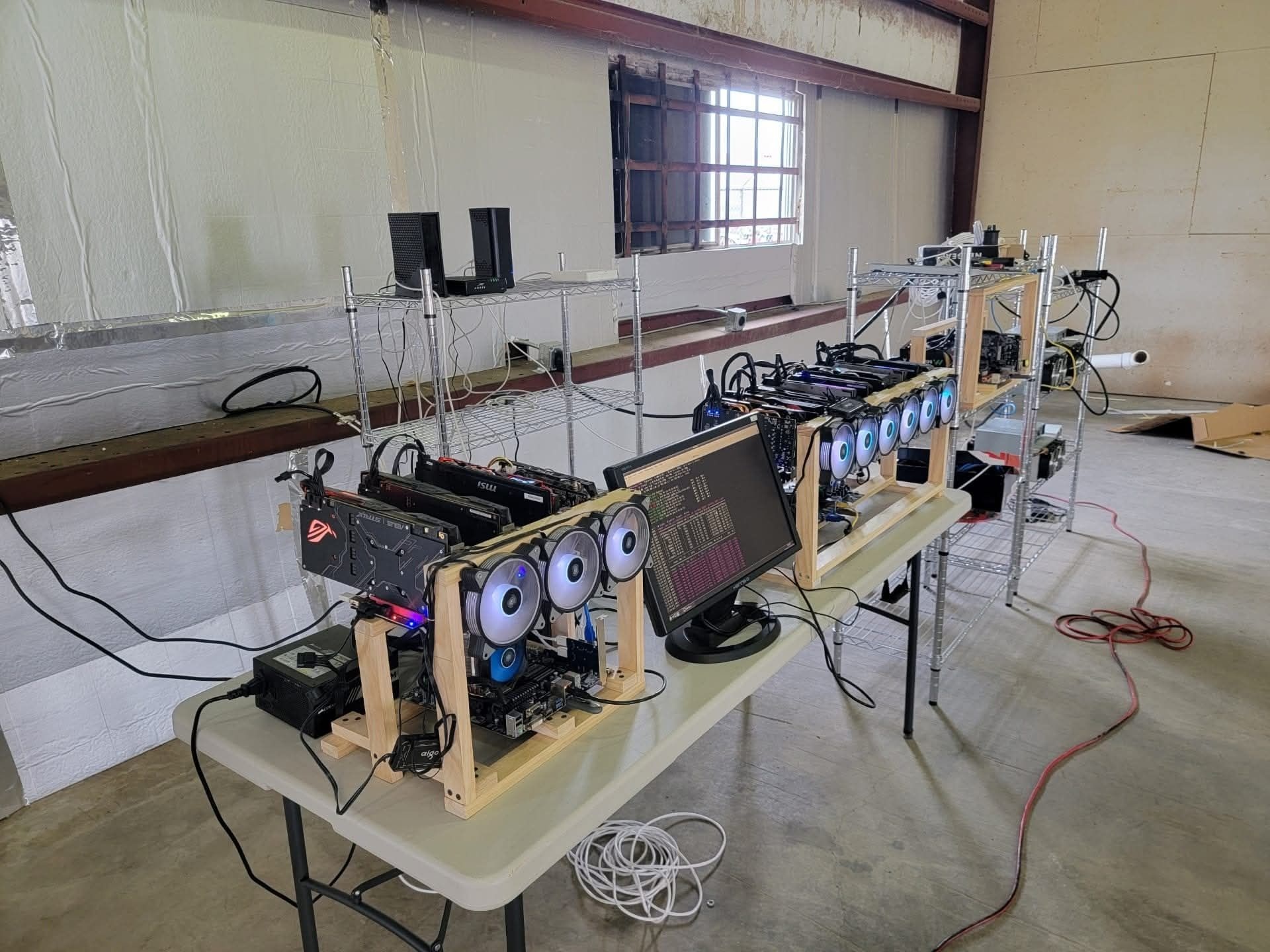 GPU mining rigs